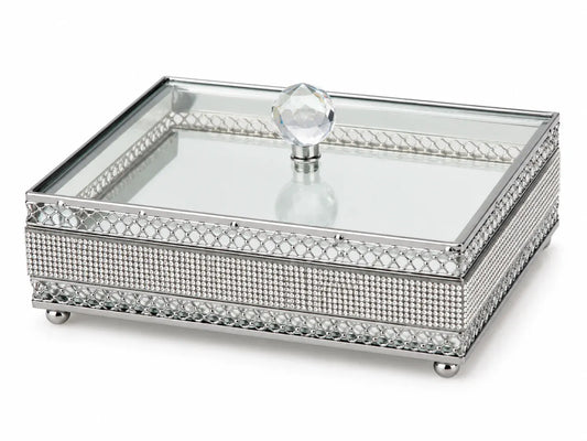 Crystal Vanity Jewelry Box