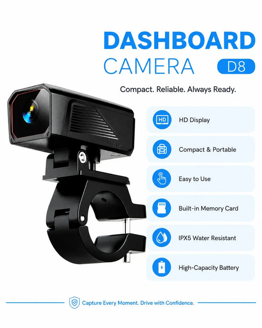 D8 Handlebar Dash Camera