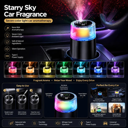 Starry Sky Car Fragrance Diffuser