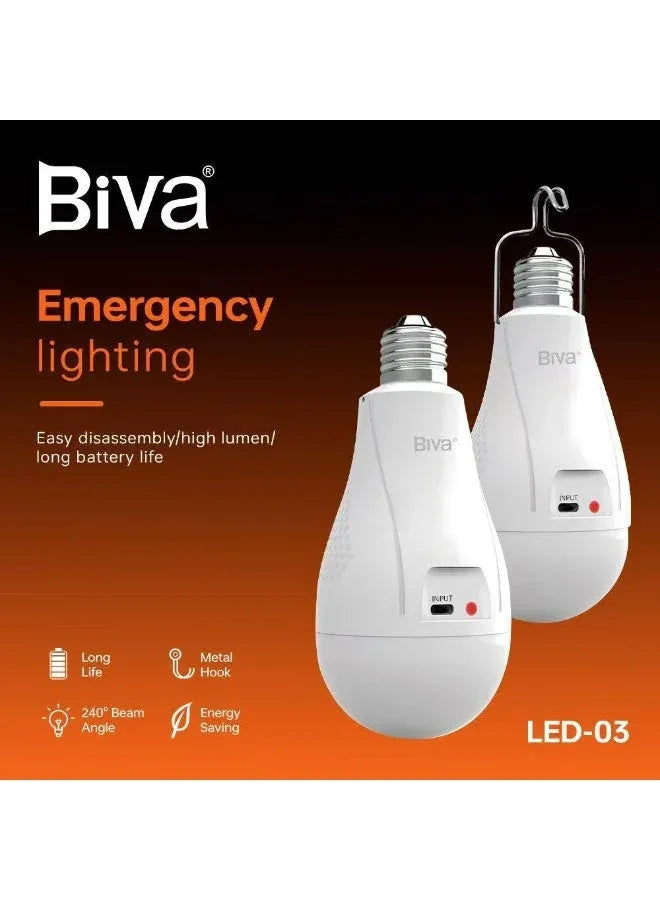 Biva Rechargeable LED Bulb
