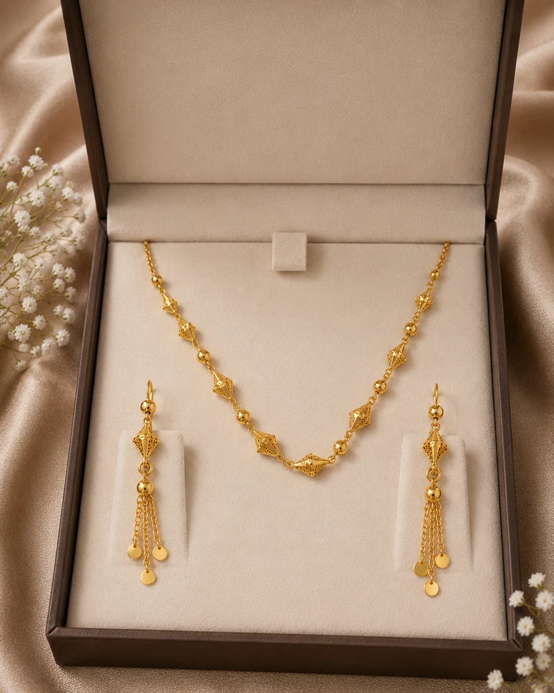 Elegant Bead Necklace Set