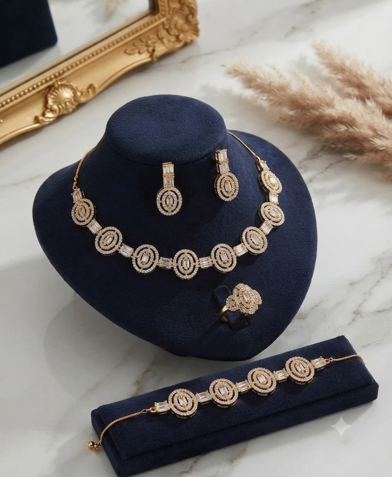 Elegant 4-Piece Jewelry Set