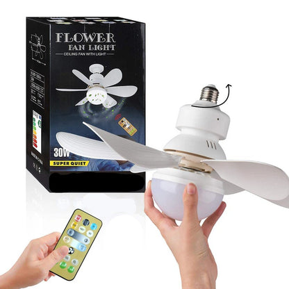 Flower Fan Light - Ceiling Fan with Light