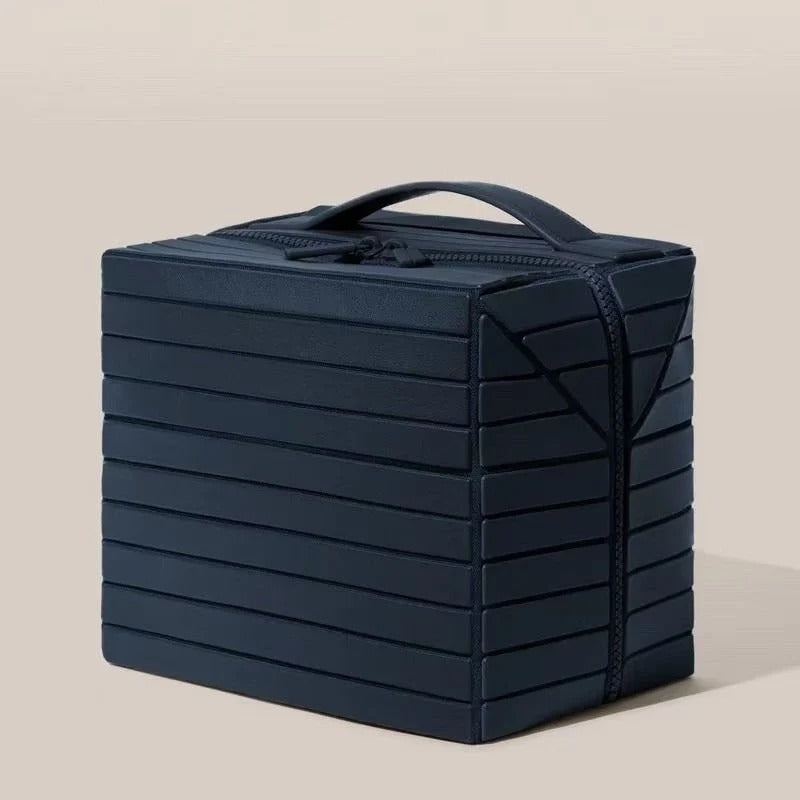 Structured Leather Vanity Case