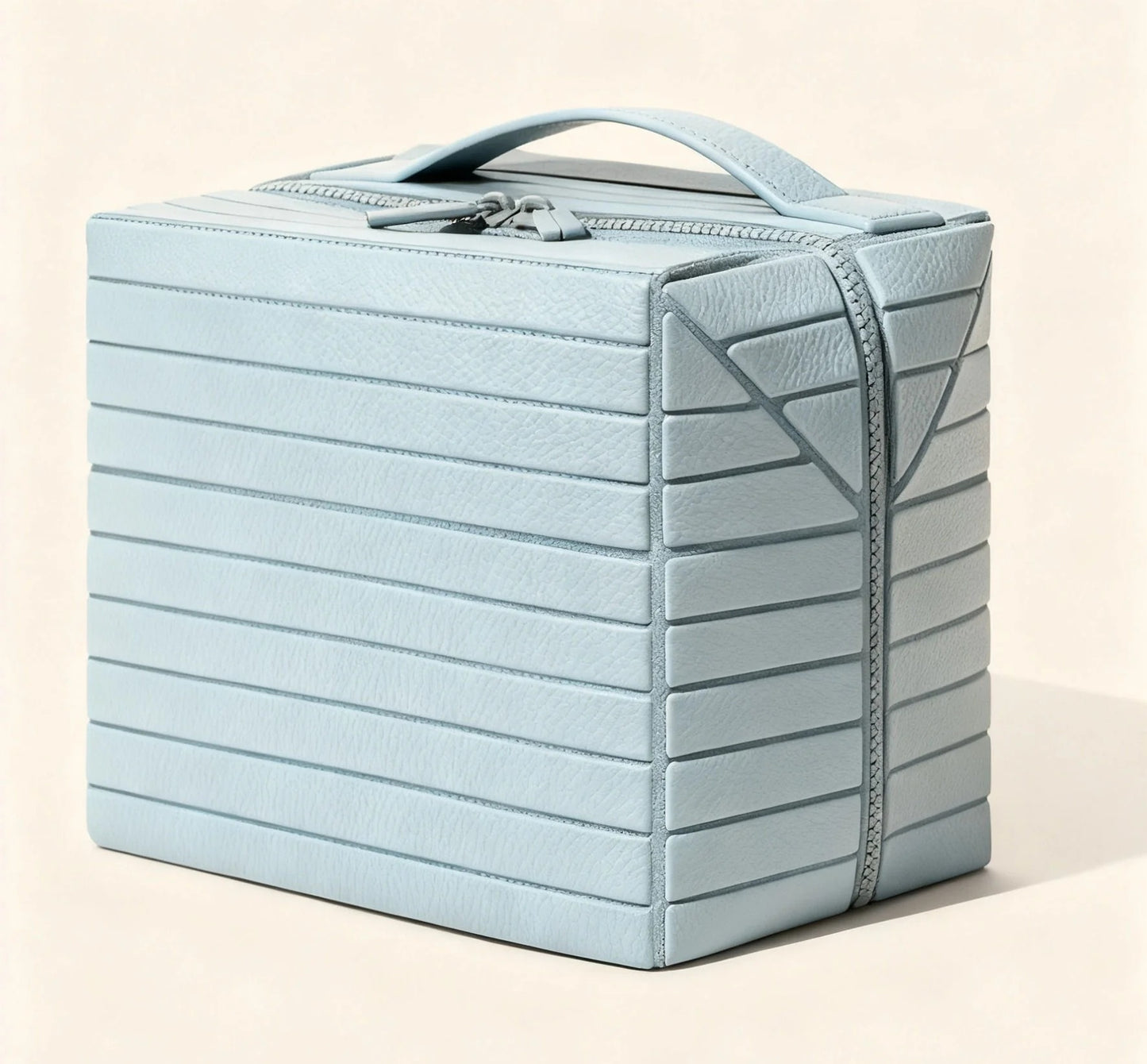 Structured Leather Vanity Case