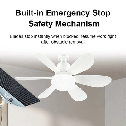 Flower Fan Light - Ceiling Fan with Light