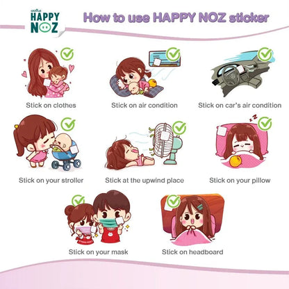 Happy Noze - Kids Nasal Sticker